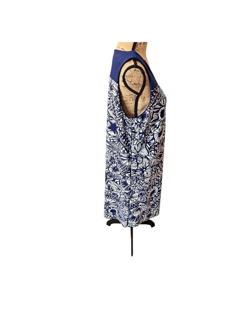 Jude Connally Molly Summer Palm Print Sleeveless Dress Size XL (PTP 19”) NWT - Picture 3 of 7